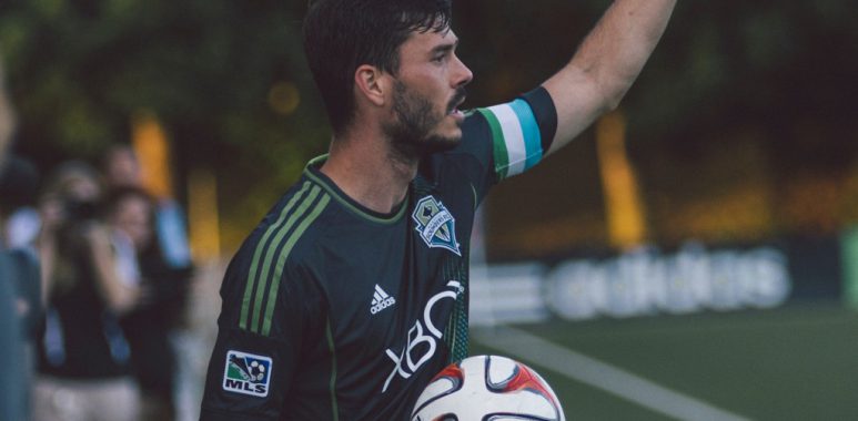 Brian Kingster saw the red card after a kick against Jason T.