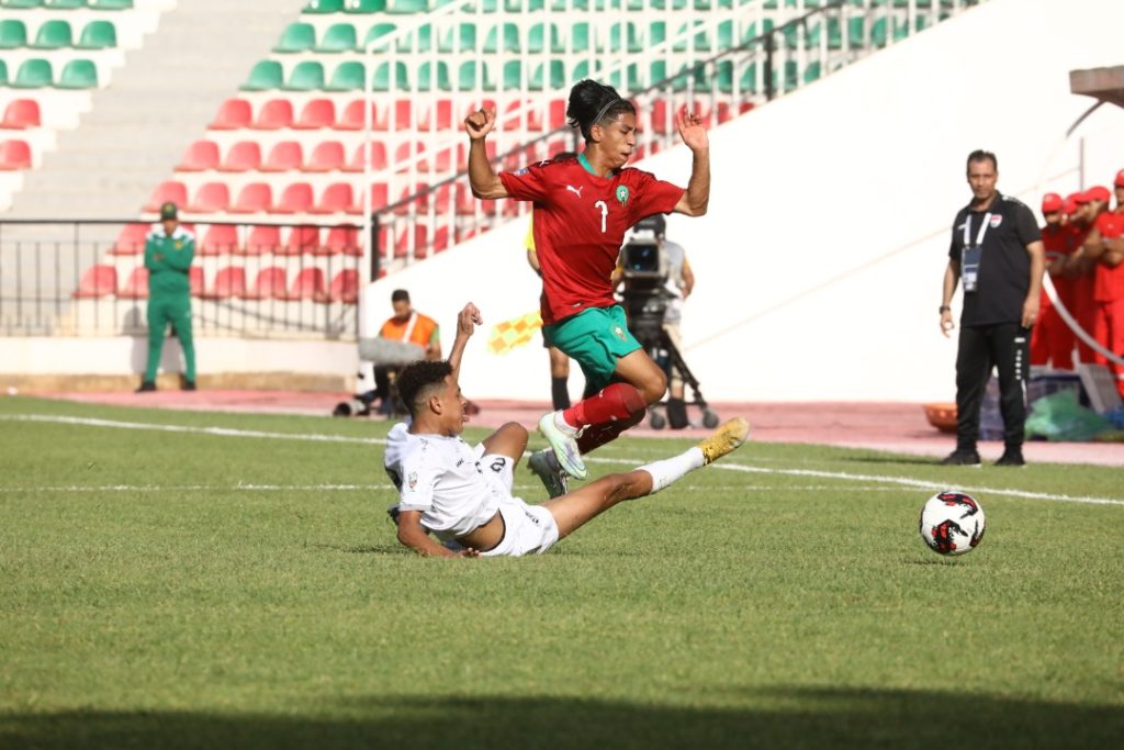 في ختام الجولة الأولى من مجموعات كأس العرب للناشئين 2022 فوز العراق على المغرب.. وجزر القمر على موريتانيا.. ومصر تفوز على السعودية.. وتعادل سلبي بين سوريا ولبنان