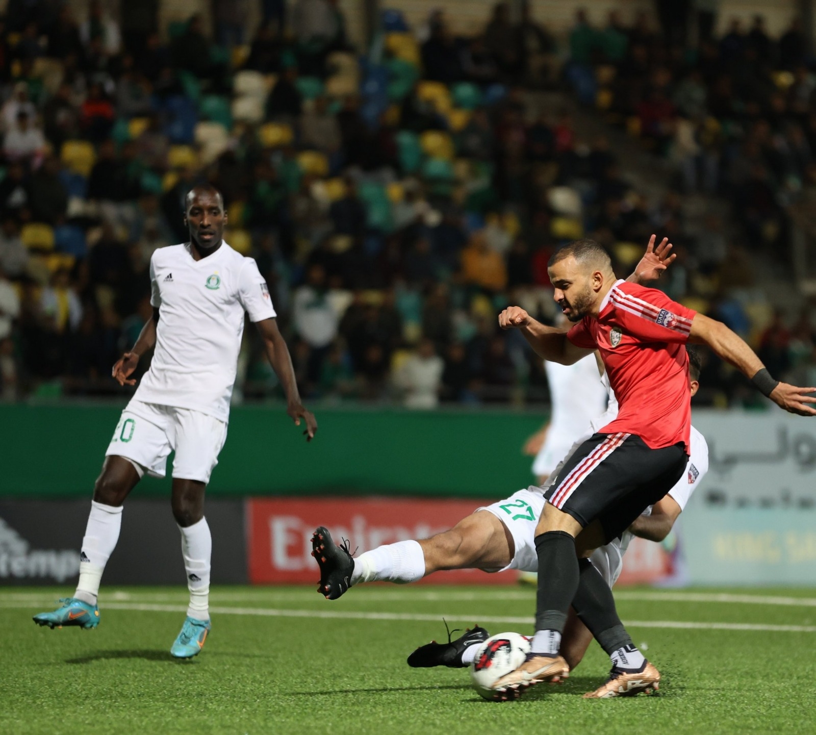 في منافسات كأس الملك سلمان للأندية .. تشرين السوري والصفاقسي التونسي وأهلي طرابلس الليبي يتأهلون إلى المرحلة التالية 7 في منافسات كأس الملك سلمان للأندية .. تشرين السوري والصفاقسي التونسي وأهلي طرابلس الليبي يتأهلون إلى المرحلة التالية