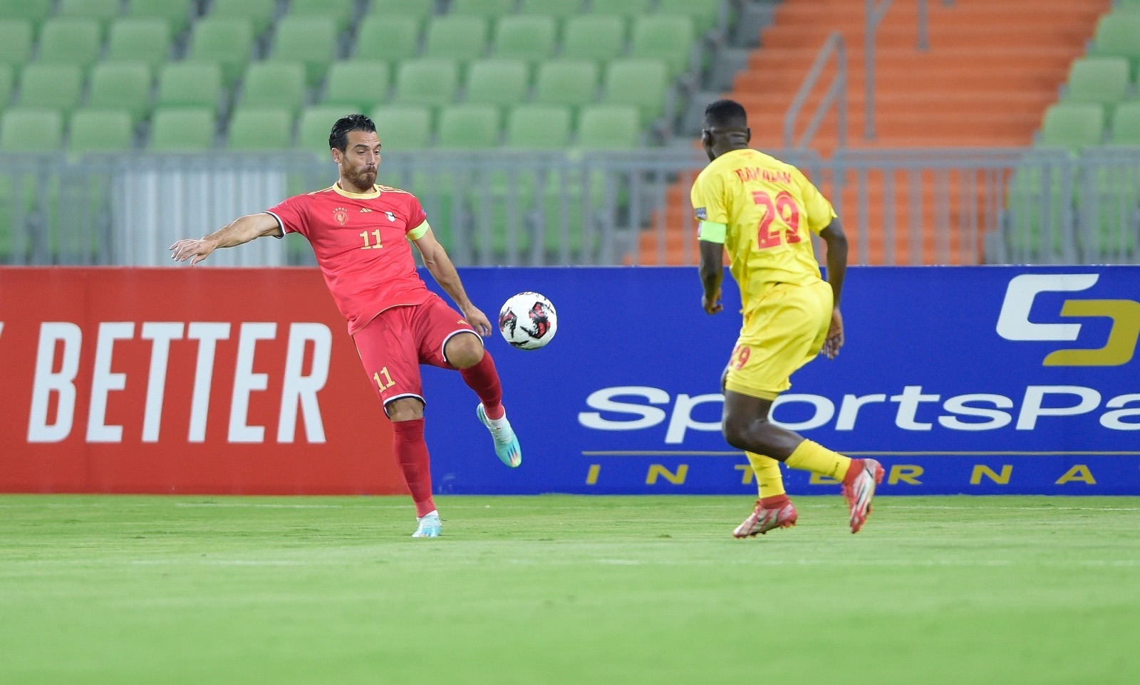 في منافسات كأس الملك سلمان للأندية .. تشرين السوري والصفاقسي التونسي وأهلي طرابلس الليبي يتأهلون إلى المرحلة التالية 13 في منافسات كأس الملك سلمان للأندية .. تشرين السوري والصفاقسي التونسي وأهلي طرابلس الليبي يتأهلون إلى المرحلة التالية