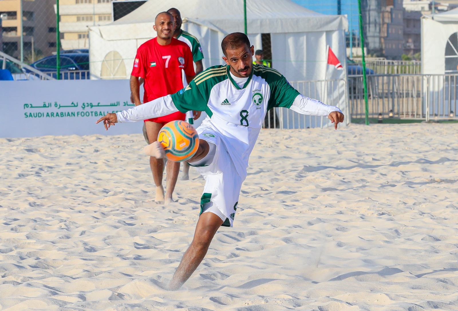 في منافسات كأس العرب لكرة القدم الشاطئية بجدة | فلسطين تواجه مصر وعمان أمام المغرب في مرحلة الدور نصف النهائي 6 في منافسات كأس العرب لكرة القدم الشاطئية بجدة | فلسطين تواجه مصر وعمان أمام المغرب في مرحلة الدور نصف النهائي