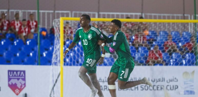 فوز منتخبي السعودية والمغرب في انطلاقة منافسات كأس العرب لكرة القدم الشاطئية 2023