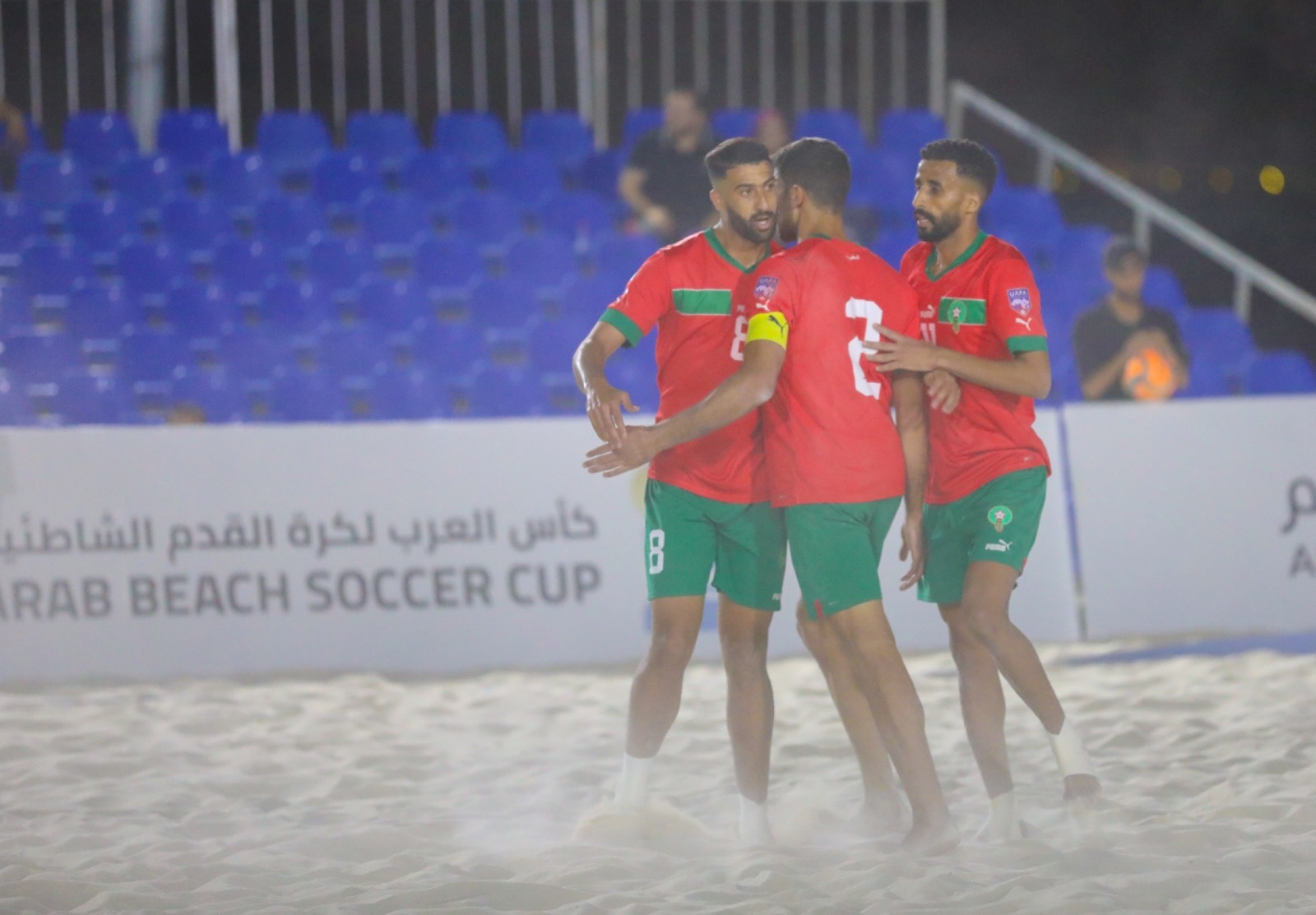 في منافسات كأس العرب لكرة القدم الشاطئية بجدة | فلسطين تواجه مصر وعمان أمام المغرب في مرحلة الدور نصف النهائي 30 في منافسات كأس العرب لكرة القدم الشاطئية بجدة | فلسطين تواجه مصر وعمان أمام المغرب في مرحلة الدور نصف النهائي