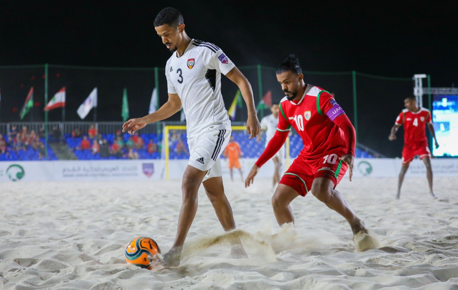 في منافسات كأس العرب لكرة القدم الشاطئية بجدة | فلسطين تواجه مصر وعمان أمام المغرب في مرحلة الدور نصف النهائي 33 في منافسات كأس العرب لكرة القدم الشاطئية بجدة | فلسطين تواجه مصر وعمان أمام المغرب في مرحلة الدور نصف النهائي