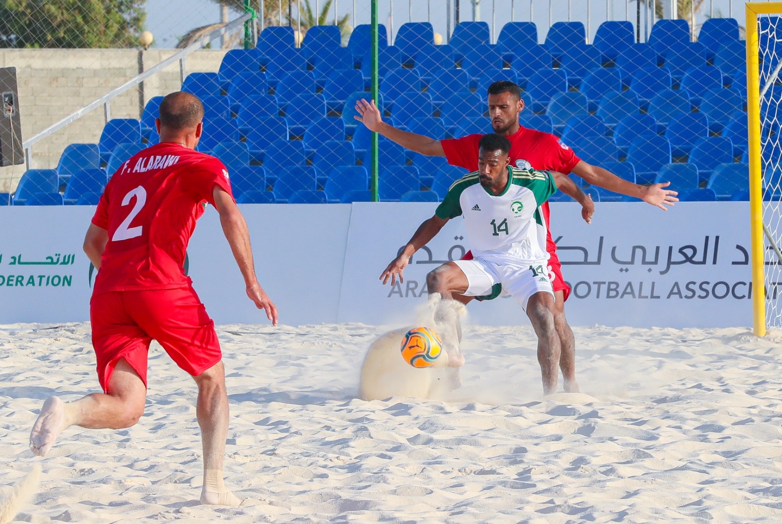 في منافسات كأس العرب لكرة القدم الشاطئية بجدة | فلسطين تواجه مصر وعمان أمام المغرب في مرحلة الدور نصف النهائي 22 في منافسات كأس العرب لكرة القدم الشاطئية بجدة | فلسطين تواجه مصر وعمان أمام المغرب في مرحلة الدور نصف النهائي