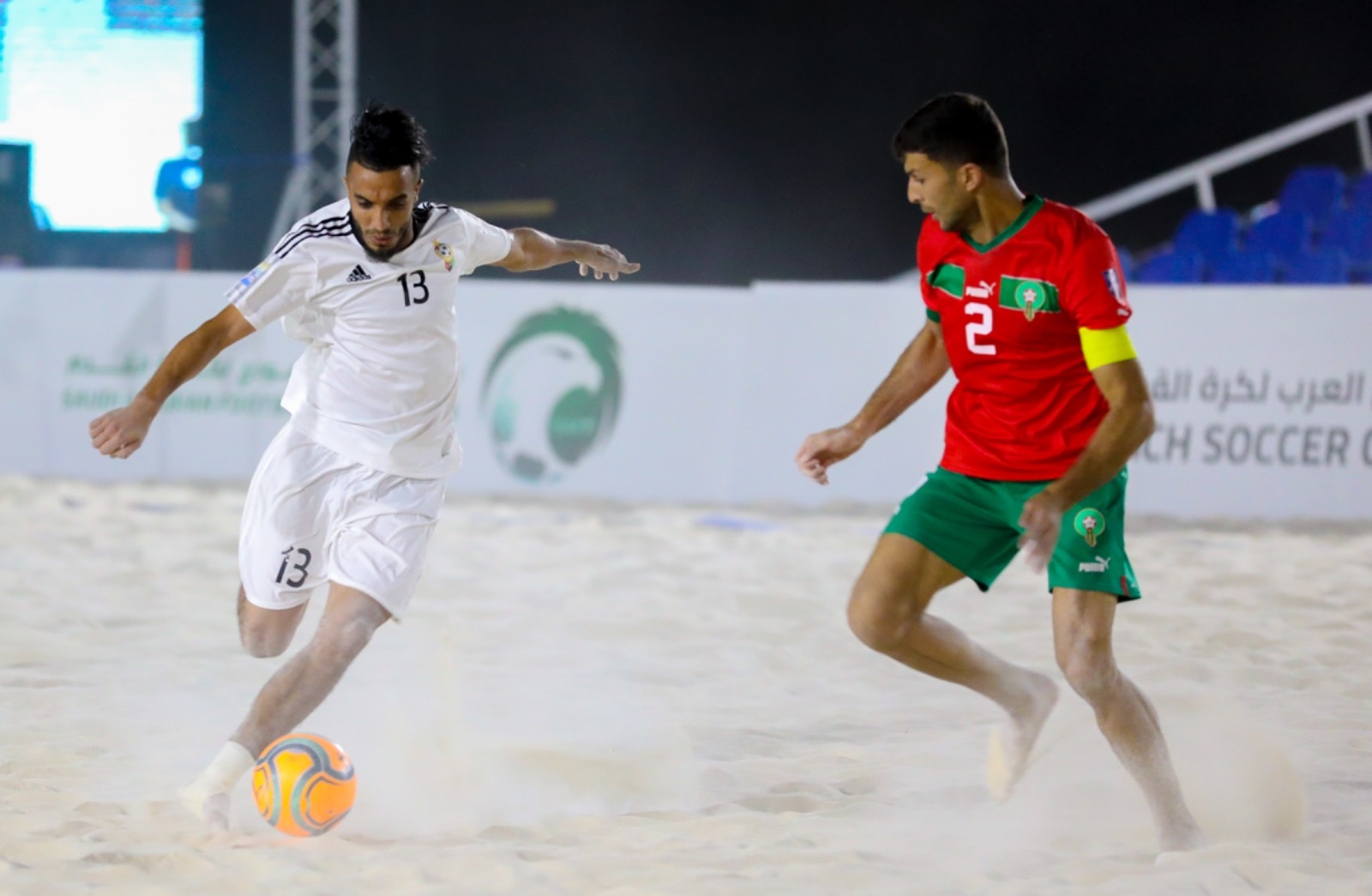 في منافسات كأس العرب لكرة القدم الشاطئية بجدة | فلسطين تواجه مصر وعمان أمام المغرب في مرحلة الدور نصف النهائي 27 في منافسات كأس العرب لكرة القدم الشاطئية بجدة | فلسطين تواجه مصر وعمان أمام المغرب في مرحلة الدور نصف النهائي