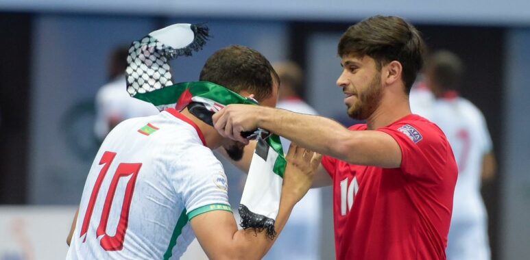 في منافسات كأس العرب لكرة قدم الصالات 2023 | فوز فلسطين والكويت والمغرب وتعادل مصر والعراق في ختام مباريات الجولة الثانية من دور المجموعات