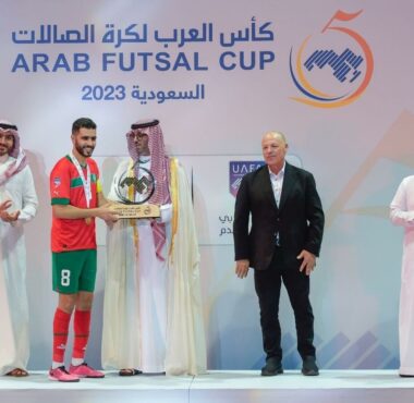 Arab Futsal Cup 2023 | His Highness the Governor of Jeddah crowned Morocco national team with the Arab Cup