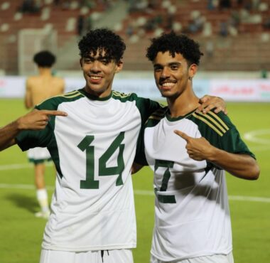 The Saudi national team wins the gold medal of the football competition in the Pan Arab Games 2023