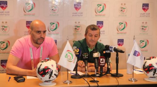 Pictures of the semi-final press conference