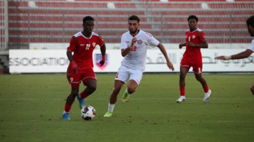 Oman vs Lebanon - Arab Sports Games Football Competition 2023