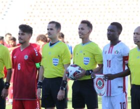 Lebanon vs Sudan - Arab Sports Games Football Competition 2023
