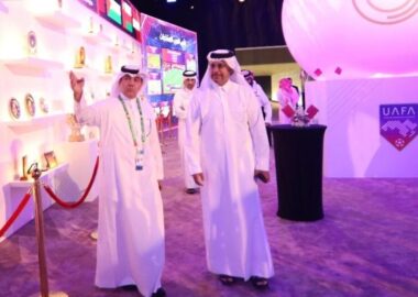 رئيس لجنة الإعلام الرياضي القطري يشيد بـ "معرض الاتحاد العربي"