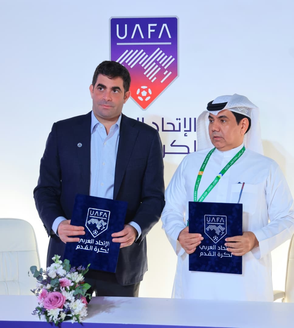 Joint Cooperation Agreement Between the Union of Arab Football Associations and the West Asian Football Federation.. Sheikh Hamad bin Khalifa Praises the UAFA Exhibition in Doha 7 Joint Cooperation Agreement Between the Union of Arab Football Associations and the West Asian Football Federation.. Sheikh Hamad bin Khalifa Praises the UAFA Exhibition in Doha