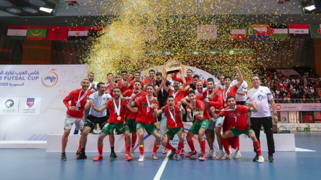 Arab Futsal Cup 2023 | His Highness the Governor of Jeddah crowned Morocco national team with the Arab Cup 156 Arab Futsal Cup 2023 | His Highness the Governor of Jeddah crowned Morocco national team with the Arab Cup