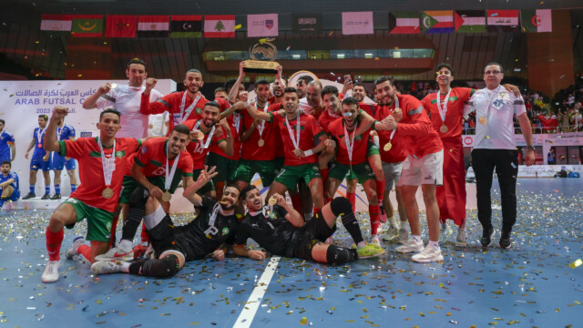 Arab Futsal Cup 2023 | His Highness the Governor of Jeddah crowned Morocco national team with the Arab Cup 151 Arab Futsal Cup 2023 | His Highness the Governor of Jeddah crowned Morocco national team with the Arab Cup