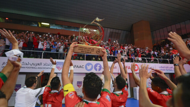 Arab Futsal Cup 2023 | His Highness the Governor of Jeddah crowned Morocco national team with the Arab Cup 150 Arab Futsal Cup 2023 | His Highness the Governor of Jeddah crowned Morocco national team with the Arab Cup