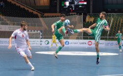 في منافسات كأس العرب لكرة قدم الصالات 2023 |فوز ليبيا وتعادل الجزائر وطاجيكستان في انطلاقة مباريات الجولة الثالثة من دور المجموعات 27 في منافسات كأس العرب لكرة قدم الصالات 2023 |فوز ليبيا وتعادل الجزائر وطاجيكستان في انطلاقة مباريات الجولة الثالثة من دور المجموعات