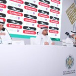 UAFA's Secretary-General welcomes all delegations.. Al-Junaibi: "Hawk-Eye" and automated offside will be applied for the first time.. Al-Shehri: There are 3 categories of tickets for fans 10 UAFA's Secretary-General welcomes all delegations.. Al-Junaibi: "Hawk-Eye" and automated offside will be applied for the first time.. Al-Shehri: There are 3 categories of tickets for fans