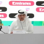 UAFA's Secretary-General welcomes all delegations.. Al-Junaibi: "Hawk-Eye" and automated offside will be applied for the first time.. Al-Shehri: There are 3 categories of tickets for fans 8 UAFA's Secretary-General welcomes all delegations.. Al-Junaibi: "Hawk-Eye" and automated offside will be applied for the first time.. Al-Shehri: There are 3 categories of tickets for fans